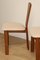 Vintage Chairs in Elm and Fabric, 1970s, Set of 4, Image 17