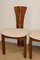 Vintage Chairs in Elm and Fabric, 1970s, Set of 4, Image 25