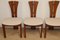 Vintage Chairs in Elm and Fabric, 1970s, Set of 4 26