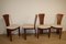 Vintage Chairs in Elm and Fabric, 1970s, Set of 4, Image 21