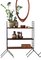 Freestanding Bookcase in Metal and Mahogany from Ikea, 1950s, Image 7