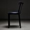Black Leather and Steel Dining Chairs, 1980s, Set of 4, Image 12