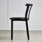 Black Leather and Steel Dining Chairs, 1980s, Set of 4 8