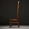Bambus Stuhl mit hoher Rückenlehne, 1960er 3