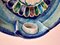 Piatto da parete con portacandele in ceramica, Italia, anni '50, Immagine 10