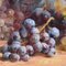 Ernest Eugène Lefebvre, Still Life with Grapes, Oil on Canvas, 1878, Framed 4