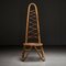 Bamboo High Back Chair, 1960s 4