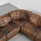 Swiss DS11 Patchwork Leather Sofa from De Sede, 1970s, Set of 7, Image 2