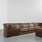 Schweizer DS11 Patchwork Ledersofa von De Sede, 1970er, 7 Set 8