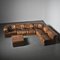 Swiss DS11 Patchwork Leather Sofa from De Sede, 1970s, Set of 7 7