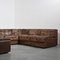 Swiss DS11 Patchwork Leather Sofa from De Sede, 1970s, Set of 7 14