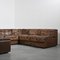 Swiss DS11 Patchwork Leather Sofa from De Sede, 1970s, Set of 7, Image 14
