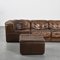 Swiss DS11 Patchwork Leather Sofa from De Sede, 1970s, Set of 7 6