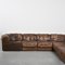 Swiss DS11 Patchwork Leather Sofa from De Sede, 1970s, Set of 7 12