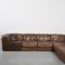 Swiss DS11 Patchwork Leather Sofa from De Sede, 1970s, Set of 7, Image 12