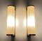 Art Deco Sconces in Glass and Chrome, Set of 2, Image 5