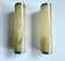 Art Deco Sconces in Glass and Chrome, Set of 2 12