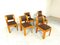 Vintage Brutalist Dining Chairs, 1970s, Set of 6, Image 1