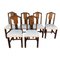 Antique Modern Wooden Chairs, Set of 6, Image 6