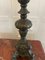 Large Antique Victorian Ornate Brass Pricket Candlesticks, 1860, Set of 2 5