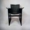 Vintage Black Korium Lounge Chair by Tito Agnoli, 1980s, Image 8