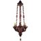 Antique Venetian Hanging Light in Amethyst Blown Glass, 1900s, Image 2