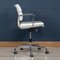 Ea217 Stuhl aus Weißem Snow Leder von Eames für Vitra, 2000 16