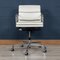 Ea217 Chair in White Snow Leather by Eames for Vitra, 2000, Image 18