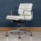 Ea217 Stuhl aus Weißem Snow Leder von Eames für Vitra, 2000 19