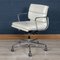 Ea217 Chair in White Snow Leather by Eames for Vitra, 2000 18