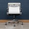 Ea217 Chair in White Snow Leather by Eames for Vitra, 2000 15