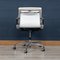 Ea217 Chair in White Snow Leather by Eames for Vitra, 2000 17