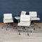 EA217 Chairs in White Snow Leather by Eames for Vitra, 2000, Set of 4 22