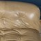 Italian Beige Soriana Leather Sofa by Tobia Scarpa for Cassina, 1980, Image 12