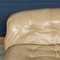 Italian Beige Soriana Leather Sofa by Tobia Scarpa for Cassina, 1980 26