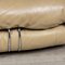 Italian Beige Soriana Leather Sofa by Tobia Scarpa for Cassina, 1980 19