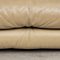 Italian Beige Soriana Leather Sofa by Tobia Scarpa for Cassina, 1980 21