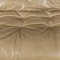 Italian Beige Soriana Leather Sofa by Tobia Scarpa for Cassina, 1980, Image 14