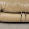 Italian Beige Soriana Leather Sofa by Tobia Scarpa for Cassina, 1980, Image 23