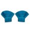 French Ice Blue Love Seats by Inga Sampe for Ligne Roset, 1980, Set of 2, Image 1