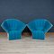 Französische Eisblaue Love Seats von Inga Sampe für Ligne Roset, 1980, 2er Set 30