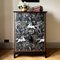 Vintage Hand Painted Tallboy Cabinet from Stag Minstrel, 1960, Image 10