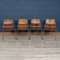 Vintage Rosewood Dining Table and Chairs by Hans Brattrud for Hove Mobler, 1960, Set of 5, Image 34