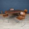Vintage Rosewood Dining Table and Chairs by Hans Brattrud for Hove Mobler, 1960, Set of 5 38