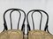 Wooden Kitchen Chairs with Vienna Straw Seats, 1970, Set of 2 5