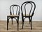 Wooden Kitchen Chairs with Vienna Straw Seats, 1970, Set of 2 3