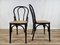 Wooden Kitchen Chairs with Vienna Straw Seats, 1970, Set of 2 2