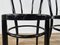Kitchen Chairs in Black Lacquered Wood with Vienna Straw Seat, 1970, Set of 2 9