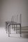 Brushed Metal Chair Set, Set of 4, Image 2