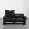 Maralunga Leather Sofa by Vico Magistretti for Cassina, 1970s, Image 6